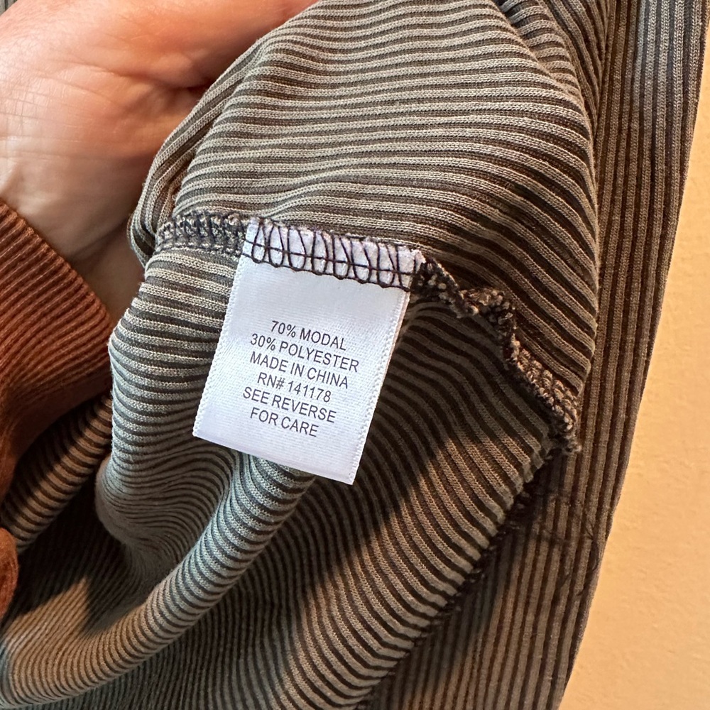Kirious Striped Modal Blend Top - Picture 6 of 7